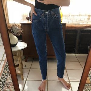 Re/done Levi’s Denim High Rise Skinny Jeans